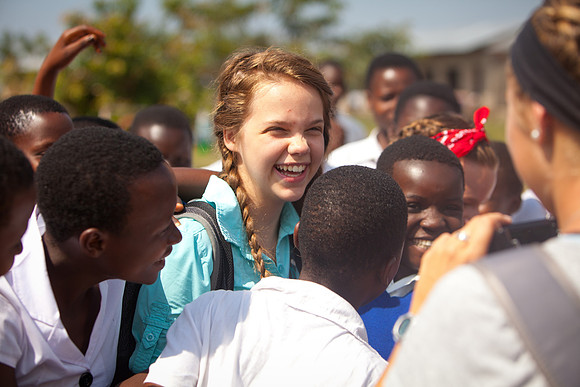 Meeting Mwaya Secondary School students
