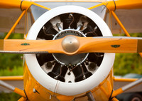 Vintage aircraft at rest