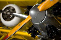 Antique aircraft at rest